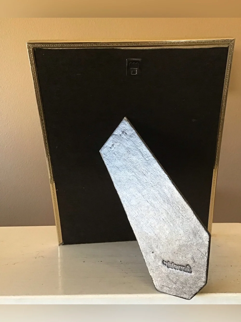 NEW Vintage Metal Gold Tone Anti-Glare Picture Frame